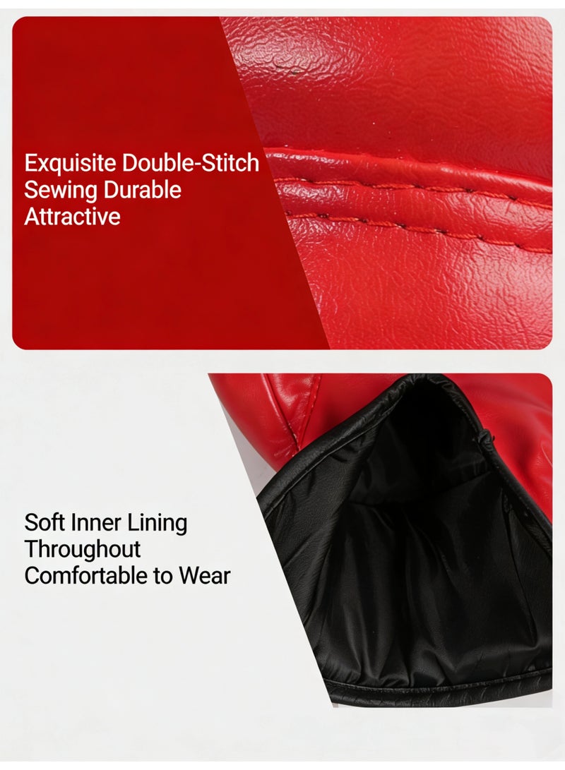 Boxing Gloves for Kids,6 OzTraining Punching Bag Mitts,Kid Boxing Gloves with Faux Leather & Wrap-Around Wrist Protection for Boys & Girls Ages 3-13 Years for MMA,Muay Thai,Martial Arts,Kickboxing - Image 4